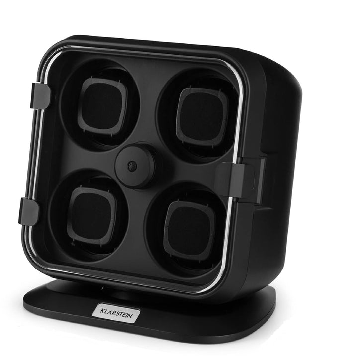 Klarstein Uhrenbeweger für 4 Uhren, Automatik-Uhrenbeweger für Damen & Herren, Uhrenbeweger für Auto