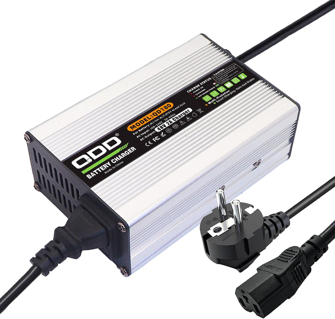 48 V 2 A Blei-Säure-Batterieladegerät 55,2 V Blei-Säure-Ladegerät für 48 V Blei-Säure-AGM-Gel-VRLA-O