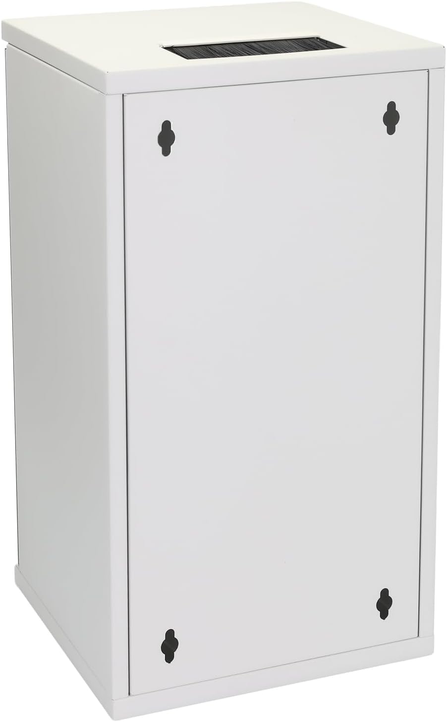 HMF 63412-07 Netzwerkschrank, Serverschrank 10 Zoll | 12 HE | 300 mm Tiefe | Voll montiert | Glastür