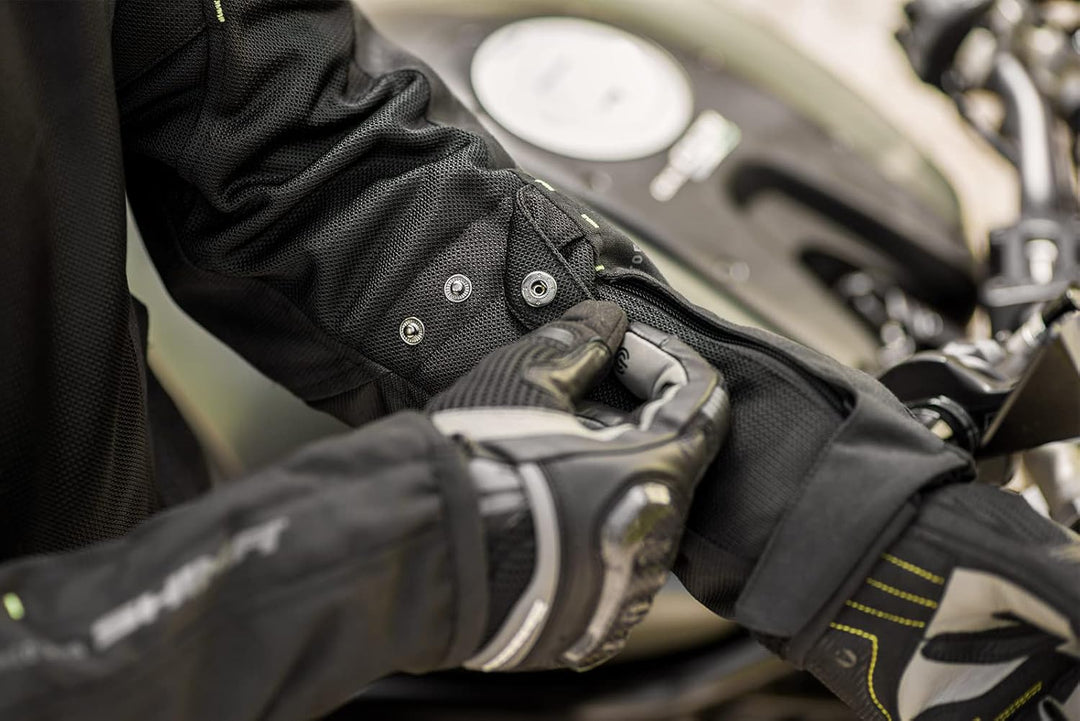 SHIMA Jet Motorradkombi Jacke Hosen Herren mit Protektoren Mesh Sommer Luftig Motorrad S Herren Jack
