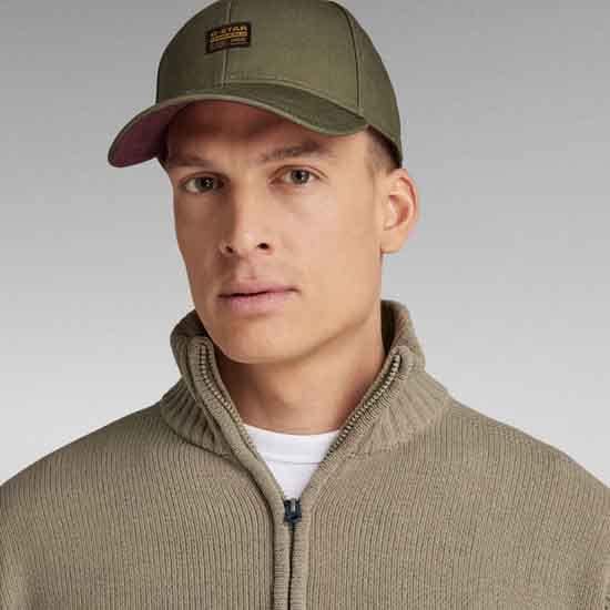 G-STAR Herren Unisex Half Zip Loose Pullover Knits S Grün (Shamrock D21958-c561-2199), S Grün (Shamr