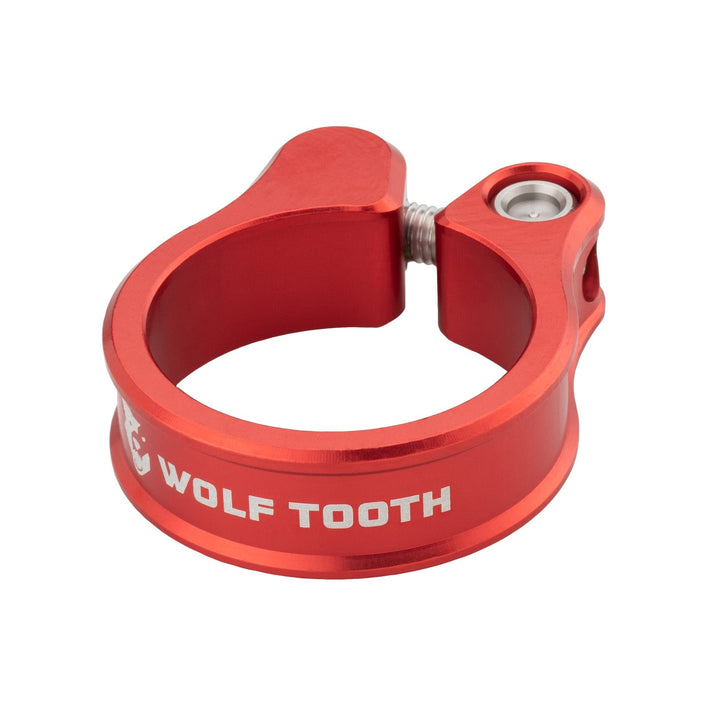 Wolf Tooth Präzisionsgefertigte Sattelstützenklemme (Rot, 36,4 mm) Rot 36.4mm, Rot 36.4mm