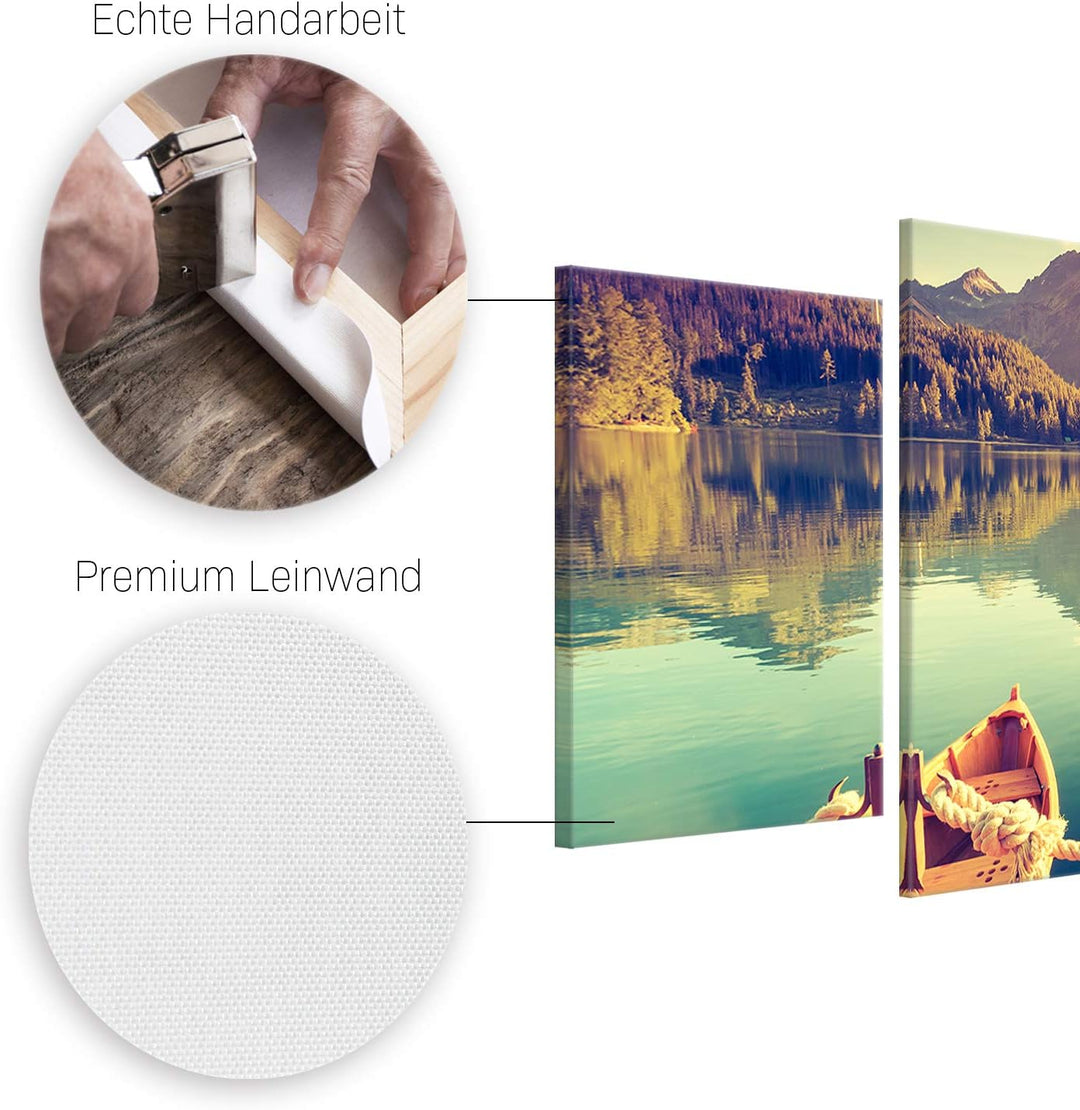 ge Bildet Bild auf Leinwand | Landschaftsbilder - Tatra Nationalpark in der Slowakei D in 100x50 cm