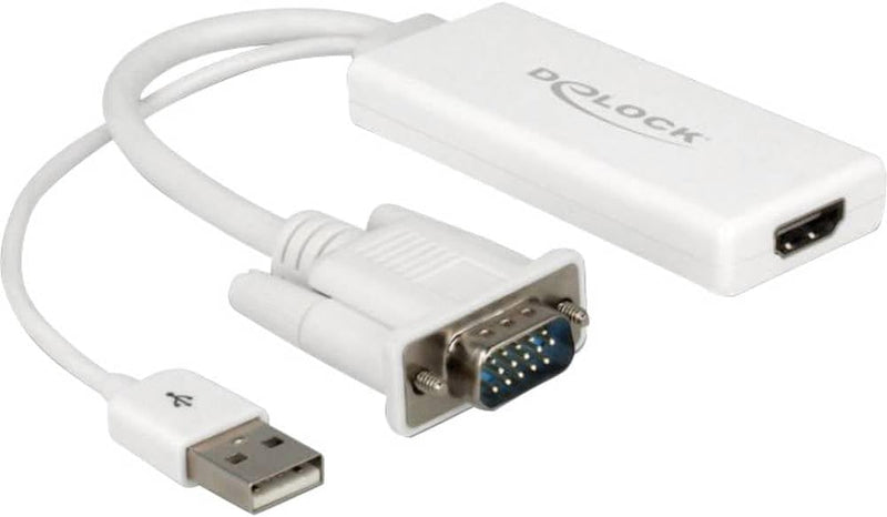 Delock VGA zu HDMI Adapter mit Audio