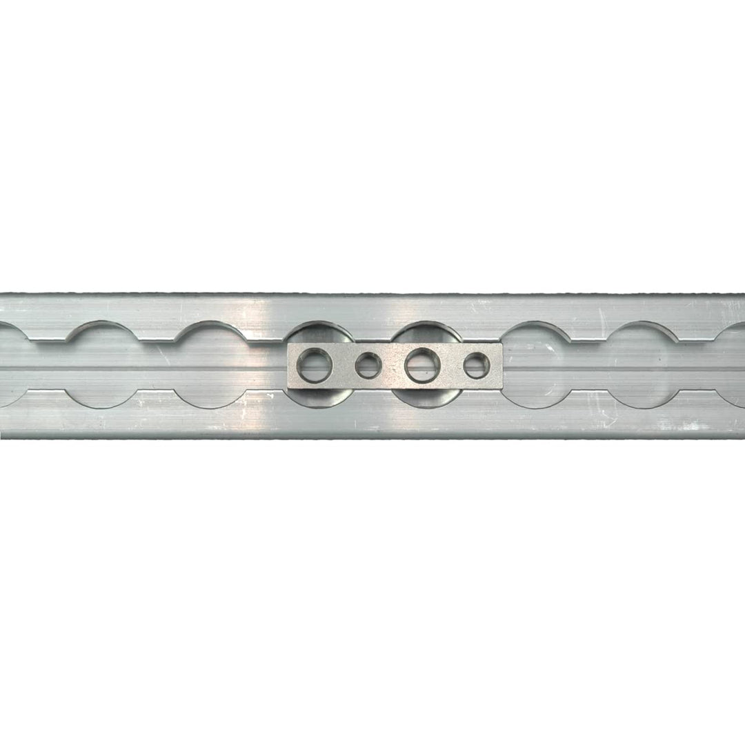 kuriershop Nutenstein Edelstahl V2A mit M6 + M8 Gewinde für Airlineschienen, 10er Set