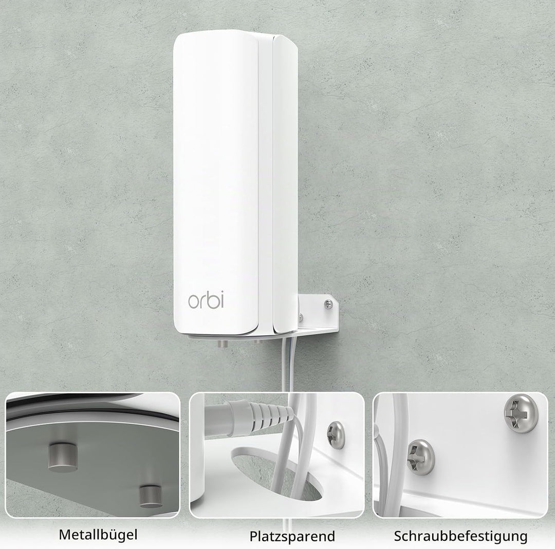 HOLACA Wandhalterung Kompatibel mit Orbi WiFi 7 Mesh-Netzwerksystem 770/870/970 Serie, Metallhalteru