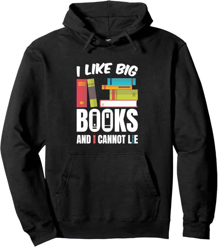 Ich mag grosse Bücher Lustiges Geschenk Fun Pullover Hoodie