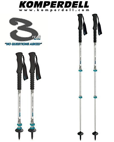 Komperdell Explorer Contour Powerlock Teleskopstöcke Trekkingstöcke Wanderstöcke 65-140cm, 65-140cm
