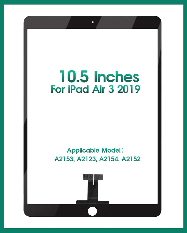 Für iPad Air 3 2019 Touchscreen A2153 A2123 A2152 Glas Ersatz, für iPad Pro 10,5 (2017) Digitizer A1