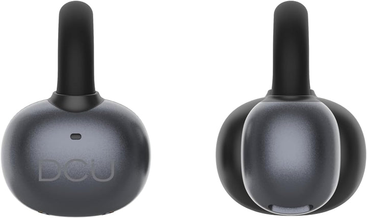 DCU TECNOLOGIC Kabellose Kopfhörer AirClip, Bluetooth 6.0, Open-Ear mit Clip-Design, 20 Stunden Wied