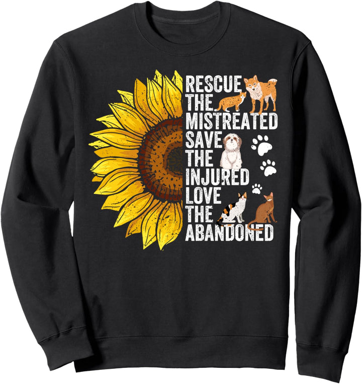 Dog Rescue Sonnenblume Rescue The Mistreated Sweatshirt