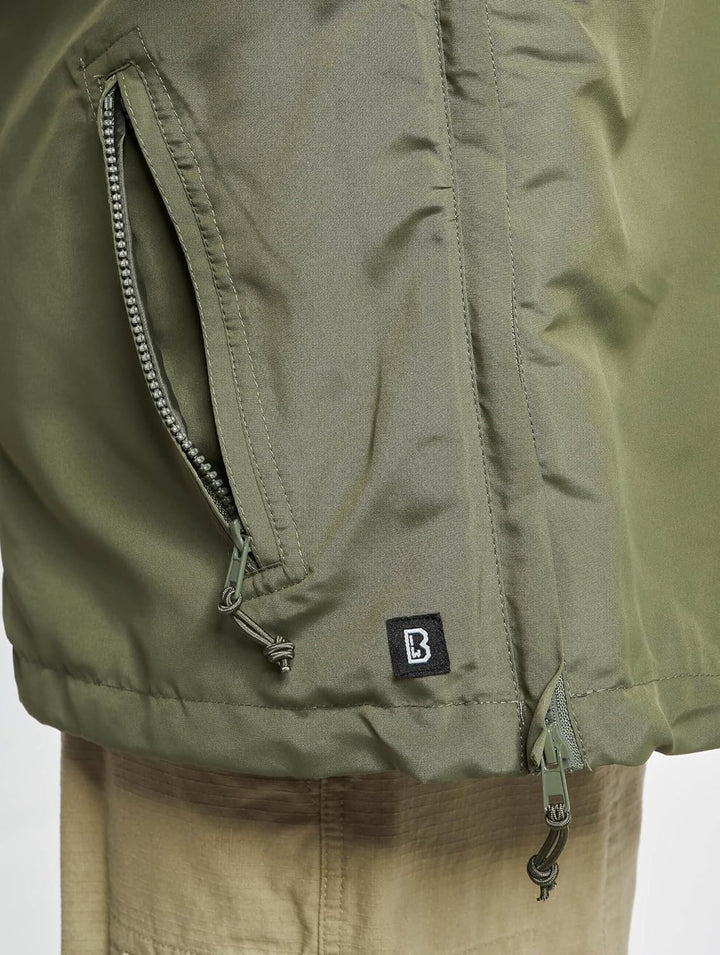 Brandit Windbreaker Sherpa, Grösse S bis 5XL, M olive