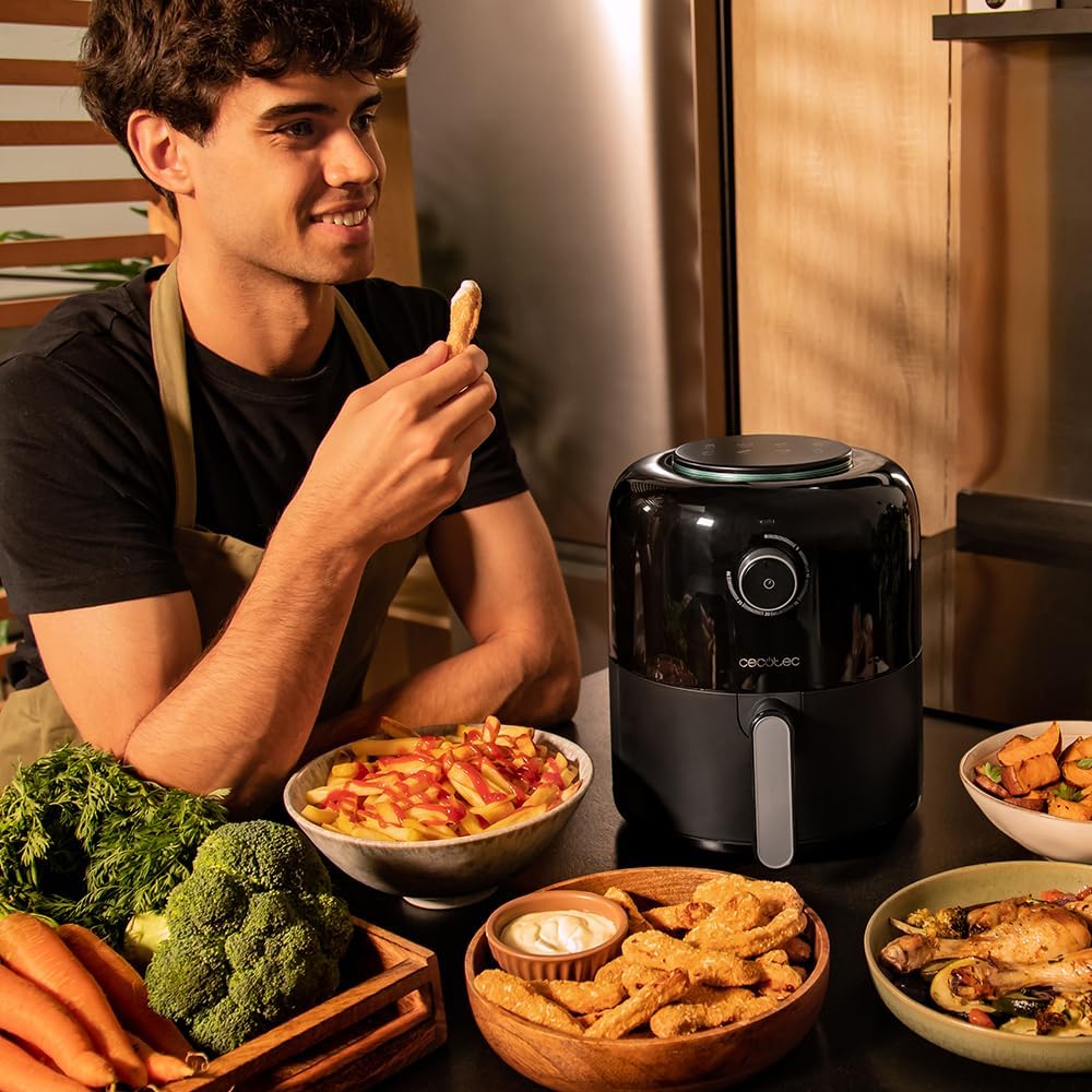 Cecotec Heissluftfritteuse ohne Öl 2,5 L - Air Fryer Cecofry Pixel 2500. 1200 W, Diätetisch, Manuell