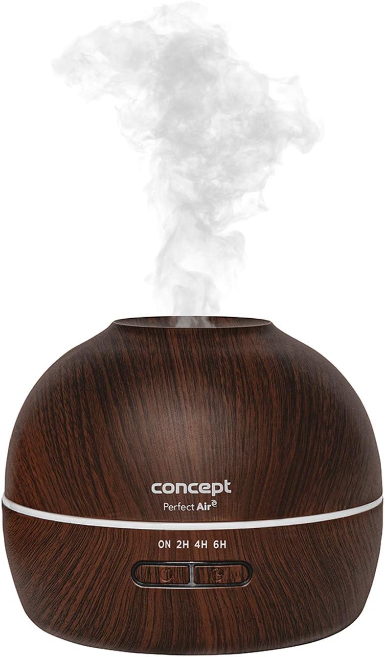 Concept Perfect Air Wood ZV1006 2 in 1 Luftbefeuchter mit Duftdiffusor 40 ml/h für Räume bis 20 m2 2