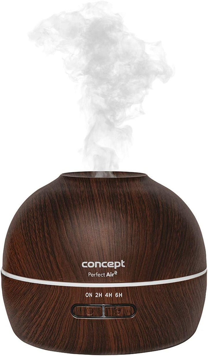 Concept Perfect Air Wood ZV1006 2 in 1 Luftbefeuchter mit Duftdiffusor 40 ml/h für Räume bis 20 m2 2