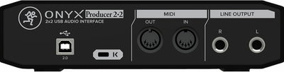 Mackie Audio-Schnittstelle, Onyx Producer 2X2 USB-Audio-Interface mit MIDI (Onyx Producer 2-2), Schw