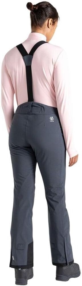 Dare 2b Damen Skihose Womens Diminish Waterproof Ski Salopettes Pants 38 Ebony Grey, 38 Ebony Grey