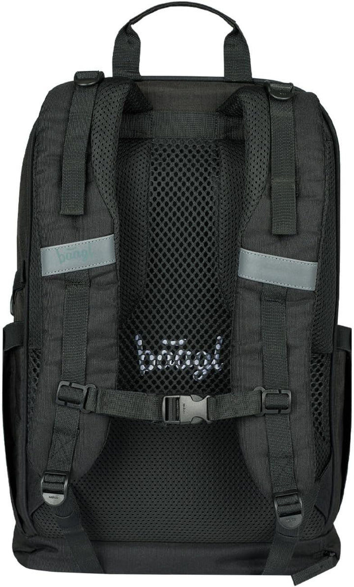 Baagl Schulrucksack Set Jungen Mädchen 3 Teilig - Schultasche ab 3. Klasse - Grundschule Ranzen mit