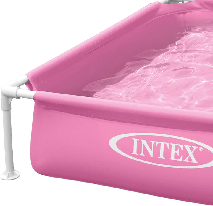 Intex Kinderpool Frame Pool Mini, Grün, 122 x 122 x 30 cm
