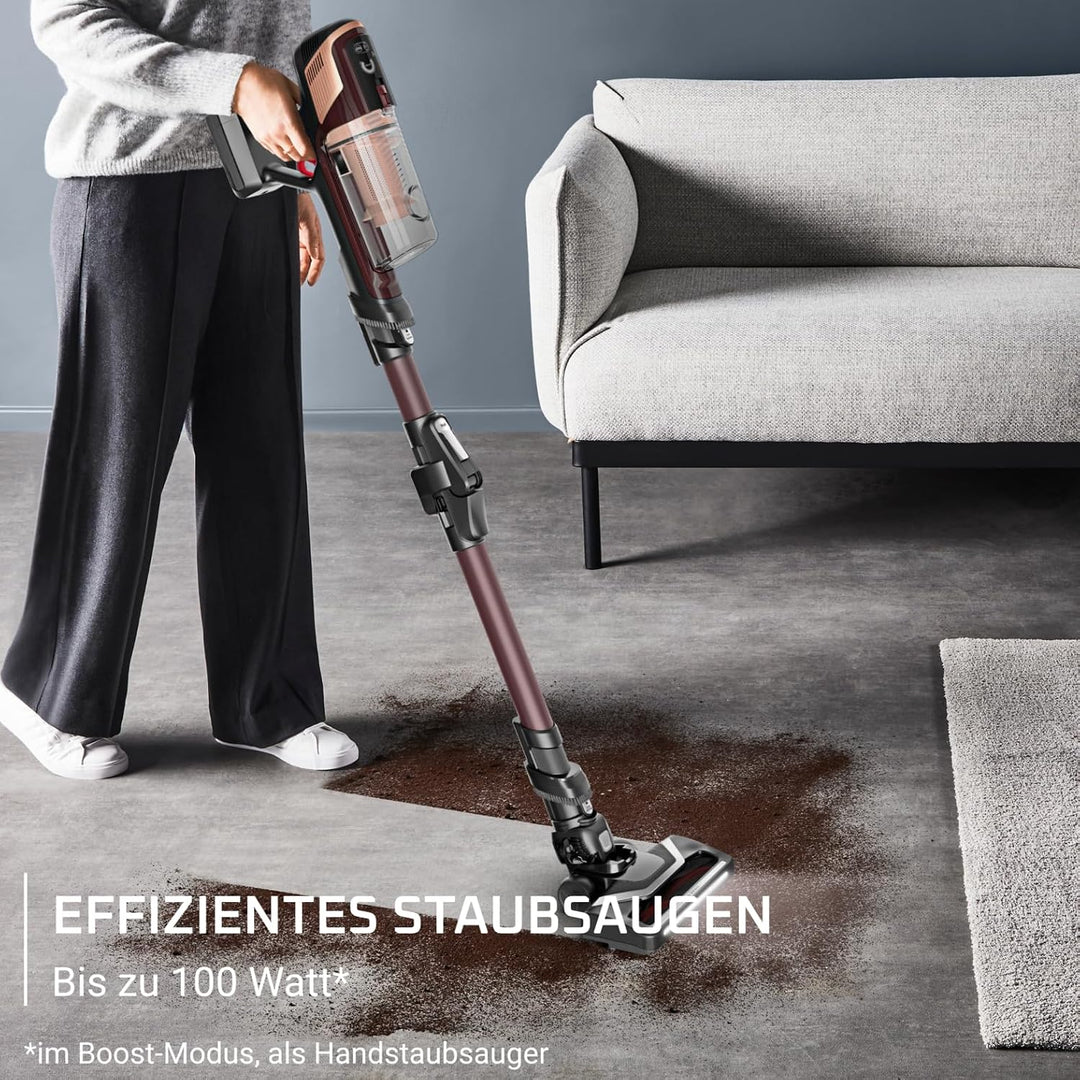 Rowenta X-Pert 6.80 Flex kabelloser Akku-Stabstaubsauger, leistungsstarke 100 AW, Lange Laufzeit bis