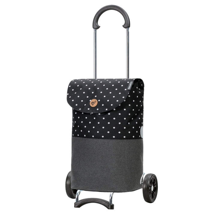 ANDERSEN Einkaufstrolley - Scala Shopper Duko schwarz 36 L modern,wasserabweisend, klappbar, leichtg