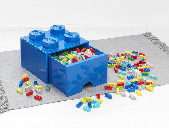 Room Copenhagen L4005B.00 40051731 Storage Brick 4 mit Schubladen, Blau, 25 x 25,2 cm, 25 x 25,2 x c
