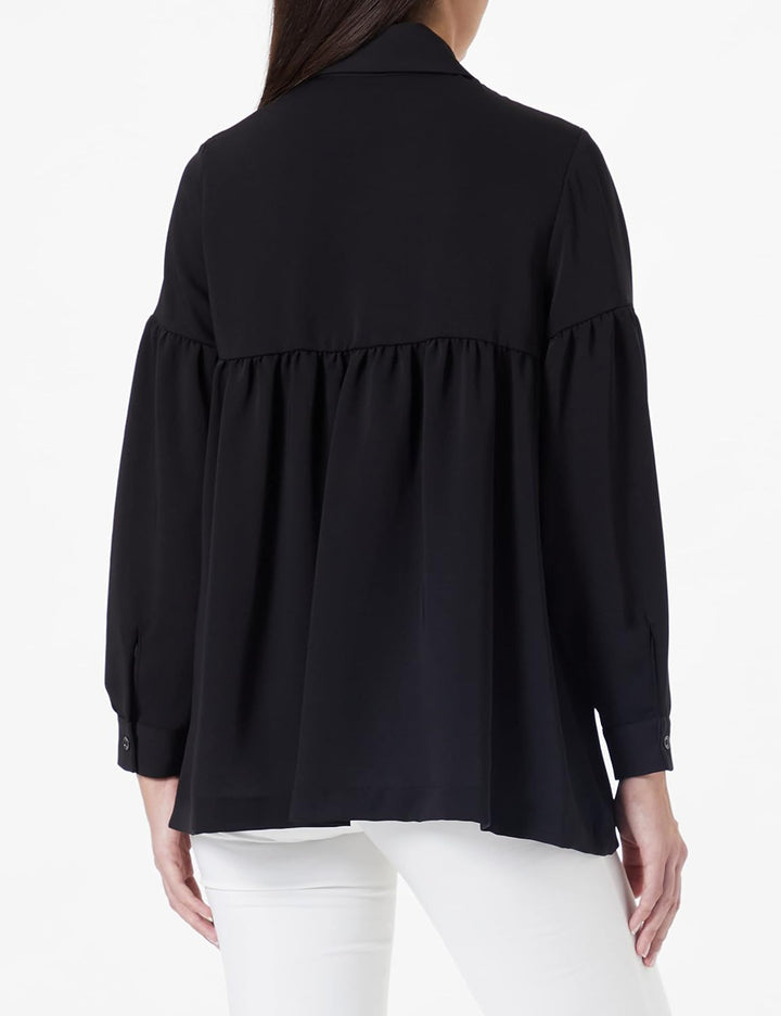 Seidensticker Damen 133502 Bluse (1er Pack) 44 Schwarz, 44 Schwarz