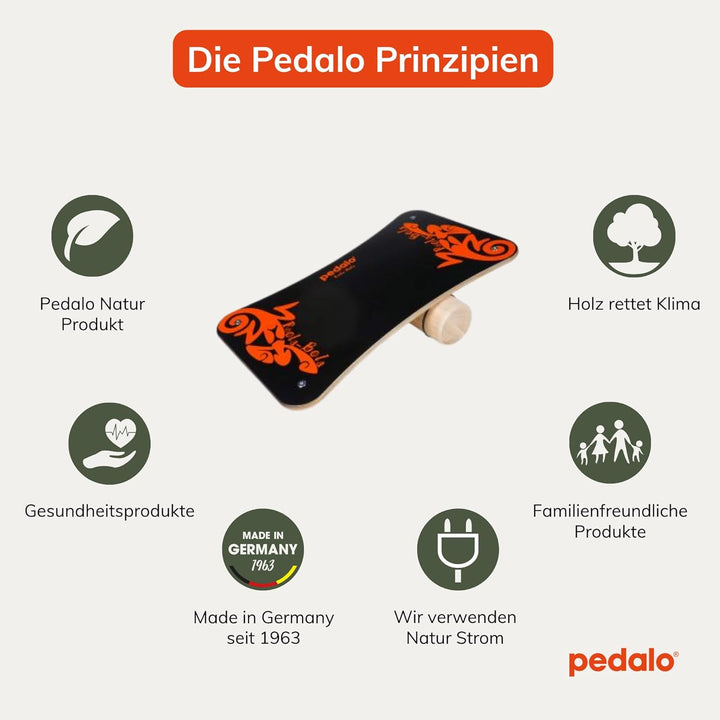 Pedalo Rola-Bola FUN I Gleichgewichtstrainer I Balanceboard I Koordination I Balancierbrett I Fun-Sp