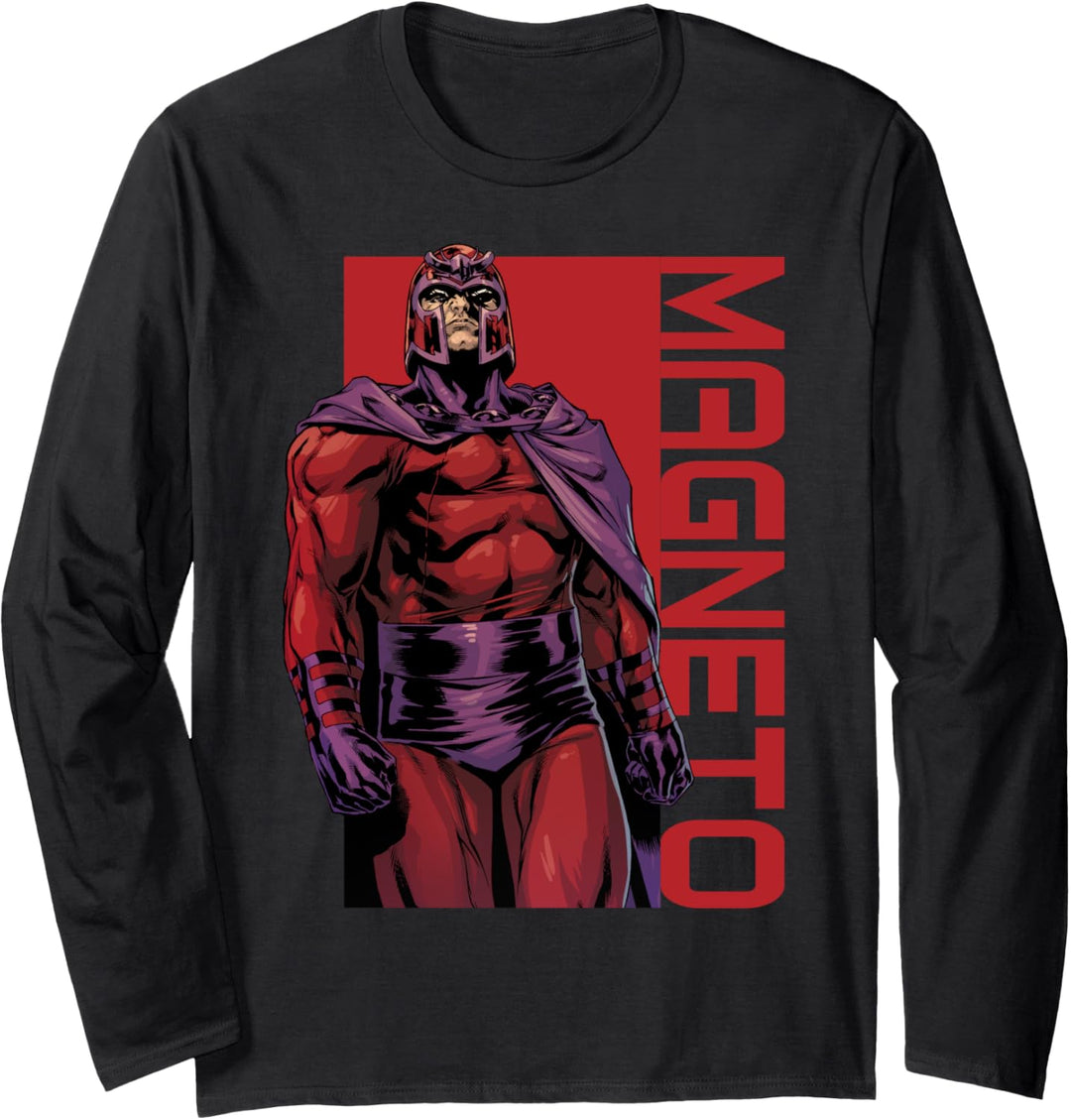 Marvel X-Men Magneto Villainous Mutant Langarmshirt