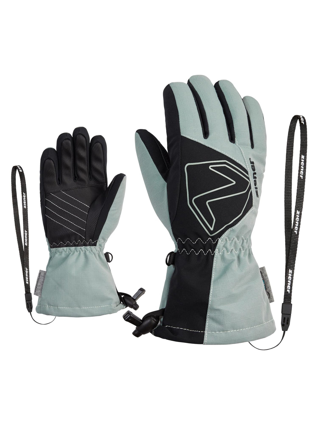 Ziener Kinder Laval Ski-Handschuhe/Wintersport | wasserdicht, extra warm, Wolle
