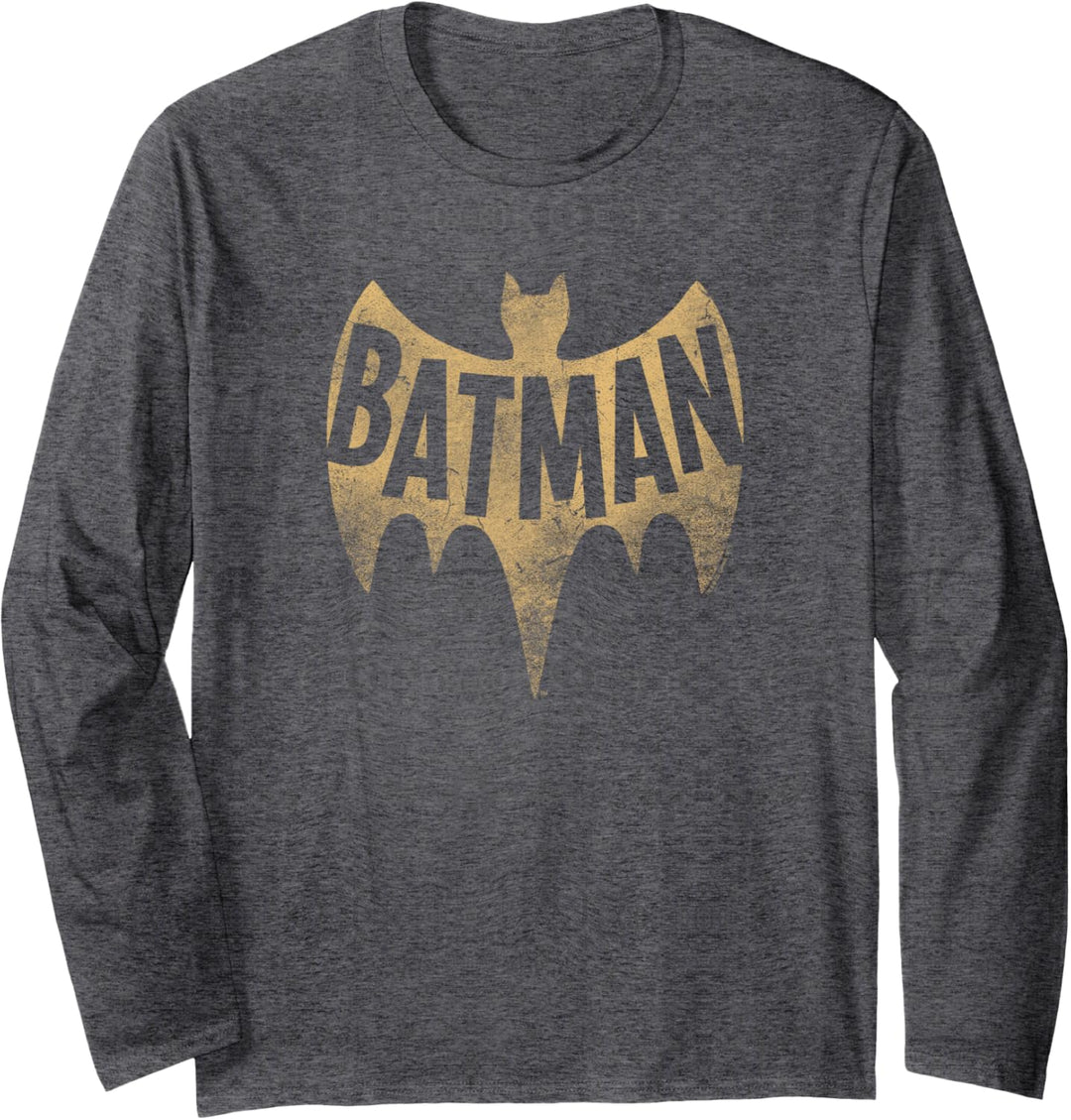 Batman Classic TV Series Vintage Logo Langarmshirt