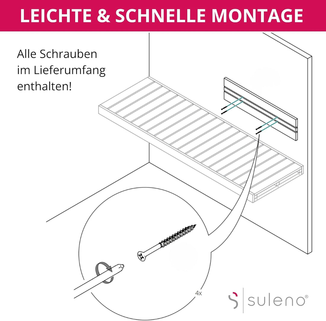 Suleno Sauna Rückenlehnen Set LARVIK, Naturbelassenes Hemlock-Holz, 85 x 21,9 cm, Ast-, harz- & spli
