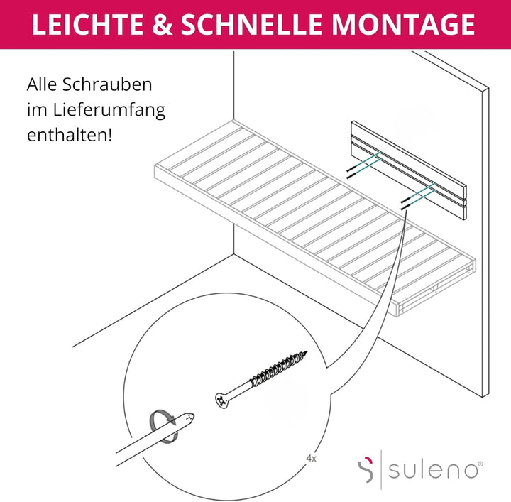 Suleno Sauna Rückenlehnen Set LARVIK, Naturbelassenes Hemlock-Holz, 85 x 21,9 cm, Ast-, harz- & spli