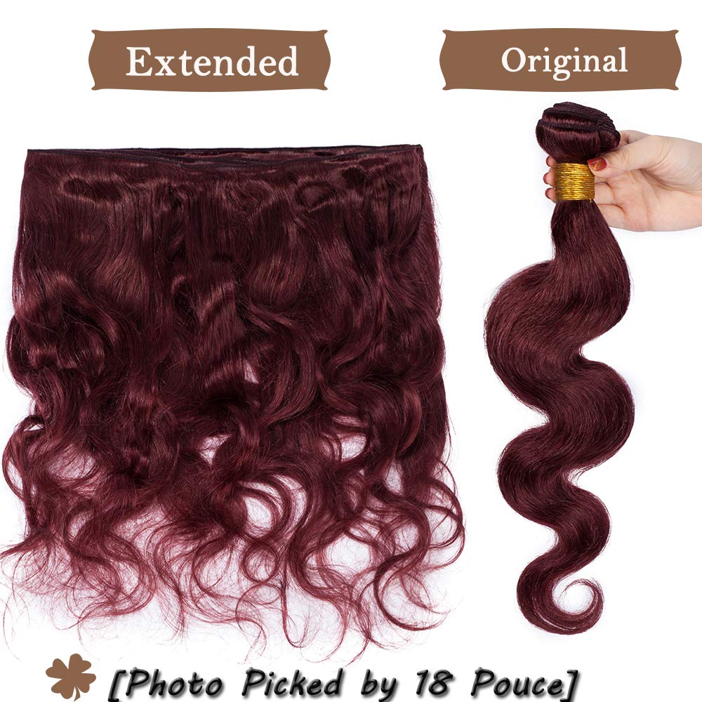 SEGO Brazilian Human Hair Bundles Echthaar Body Wave Weave Virgin Extensions 100% Unprocessed Brasil