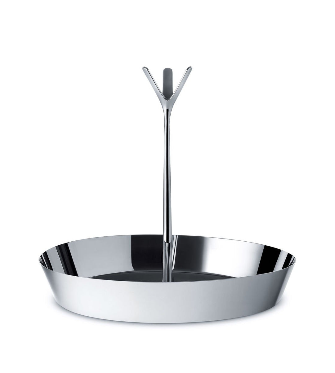Alessi GIA19 Tutti Frutti Obstschale - Edelstahl 18/10 Glänzend poliert. Ø 29.5 cm Silber, Silber