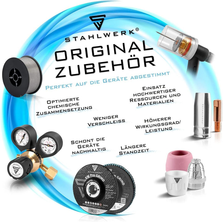 STAHLWERK 2 x Punktschweisselektrode mit M4 Gewinde für Anschweissbolzen, Smart Repair Zubehör für A