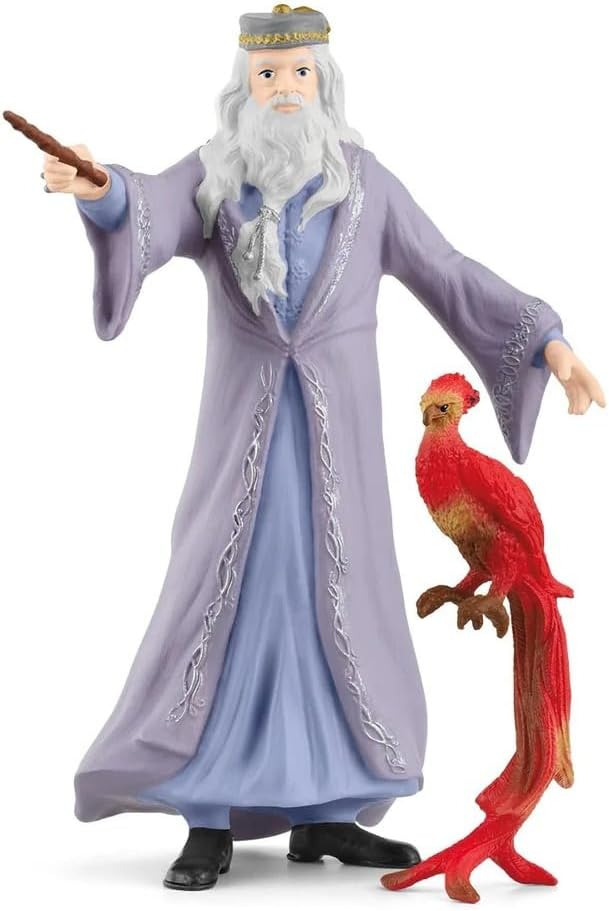 schleich 42637 Dumbledore & Fawkes, ab 6 Jahren, HARRY POTTER - Spielfigur, 11 x 4 x 12 cm