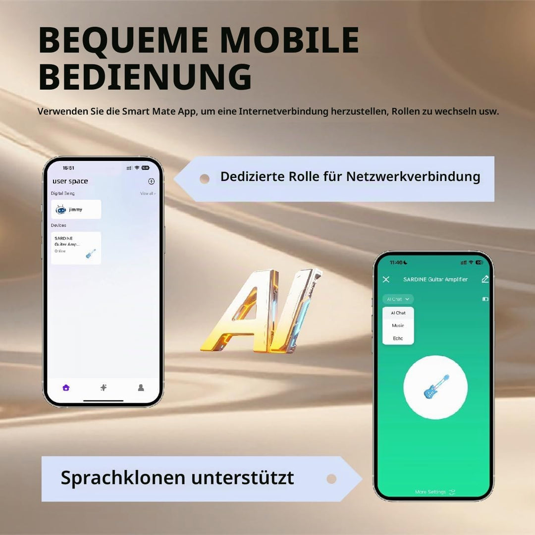 KI Interaktiver Roboter mit integriertem ChatGPT, sprechender Roboter, der singt und Tanzt – Lern- u