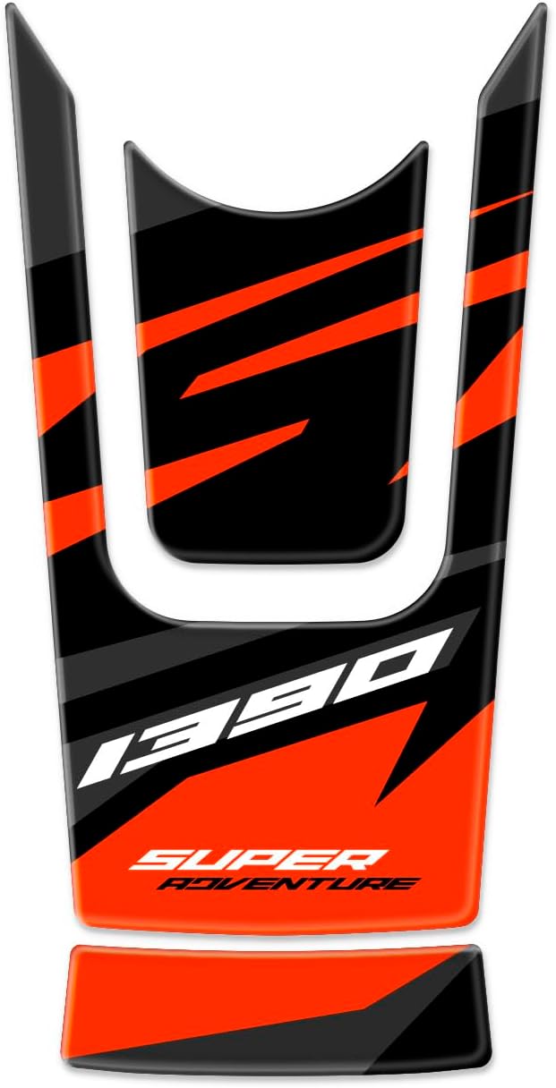 Az Graphishop Tankpad 3D Harz kompatibel mit KTM 1390 Super Adventure S 2025-2026 Schutz vor Stössen