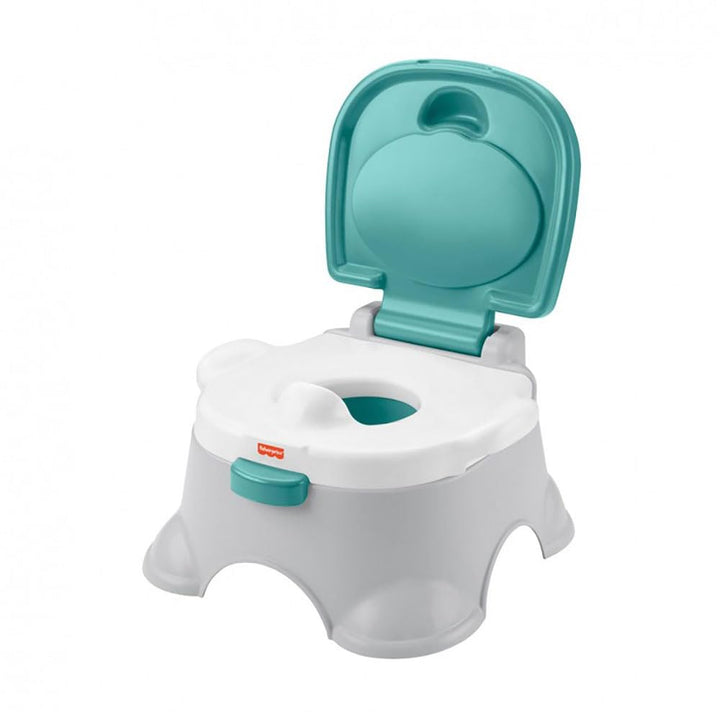 Fisher-Price - 3-in-1-Töpfchentrainingsstuhl für Kinder und Fussbank mit abnehmbaren Toilettenring s