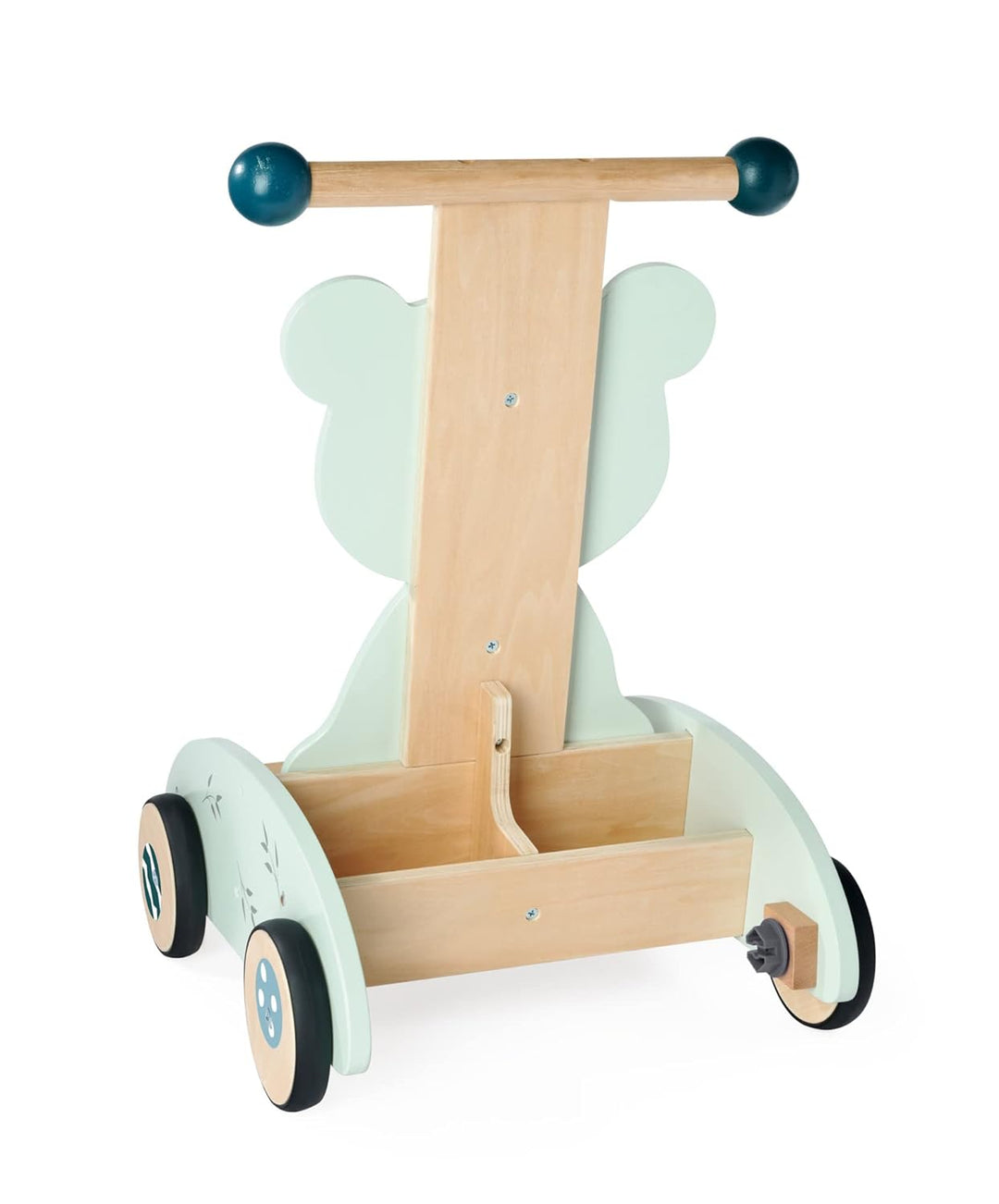 Eichhorn 100003810 - Schiebe-Lauflernwagen mit leiser Gummilauffläche & Ablagefach, inkl. Verstellba