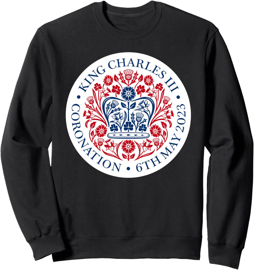 Erinnerungsstücke zum britischen König III. Charles Krönung 2023 Sweatshirt