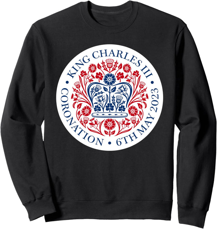 Erinnerungsstücke zum britischen König III. Charles Krönung 2023 Sweatshirt
