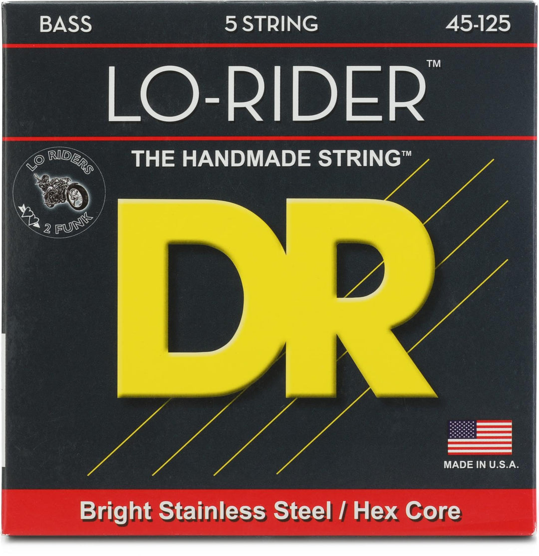 Lo Riders Steel Bass Strings LO-RIDER™: 5-Saiter Medium 45-125, LO-RIDER™: 5-Saiter Medium 45-125
