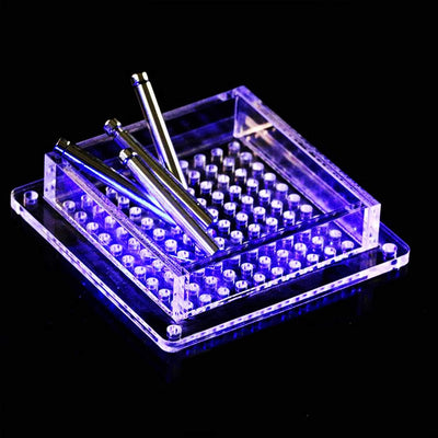 DUEBEL Caviar Maker Box, Molekulare Gastronomie Kit | 100 Löcher Roe Sossenspender mit Sieblöffel We