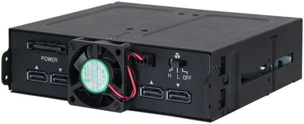 ICY DOCK Backplane IcyDock 4x6,3cm SATAI-III in 1x5,25" HDD/SSD sw, MB607SP-B, Schwarz