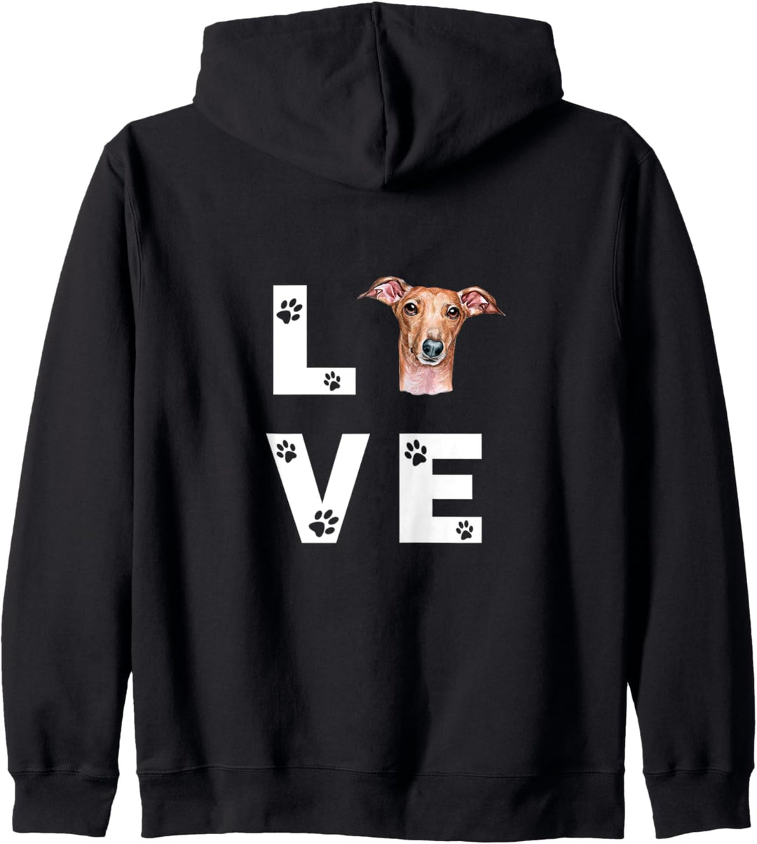 WINDHUND Hund Love Hundebesitzer Geschenk Kapuzenjacke