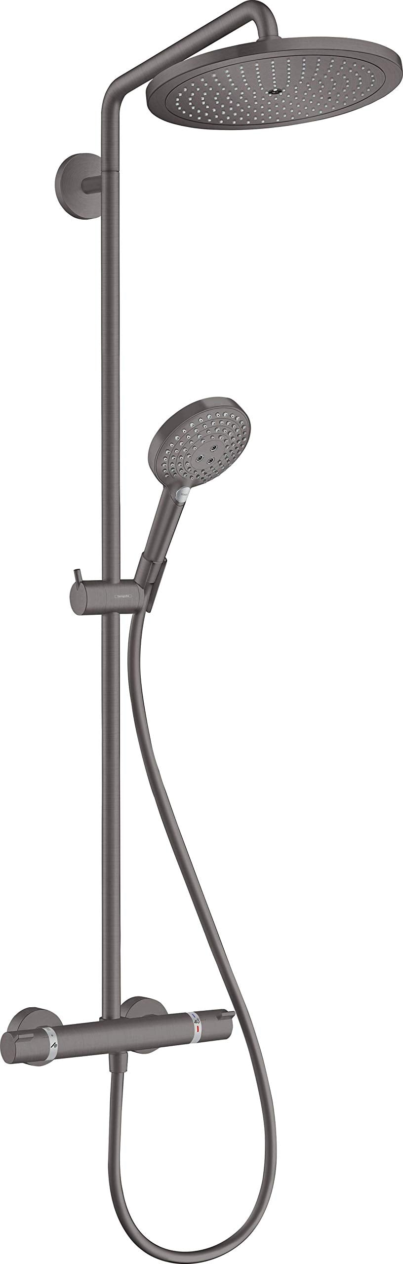 hansgrohe wassersparendes Duschsystem Croma Select S Showerpipe 280 Regendusche (Duschkopf, Duschsta
