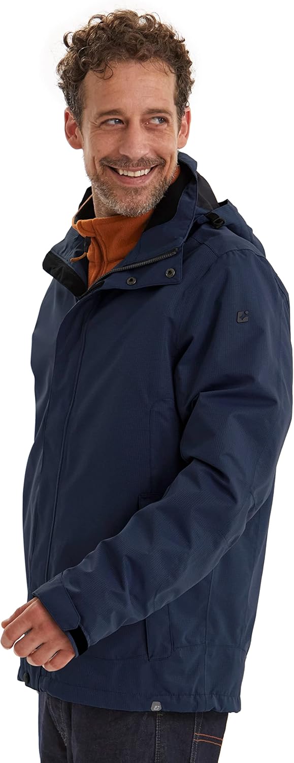 Killtec Herren Xenios Funktionsjacke Mit Abzippbarer Kapuze M dunkelnavy, M dunkelnavy