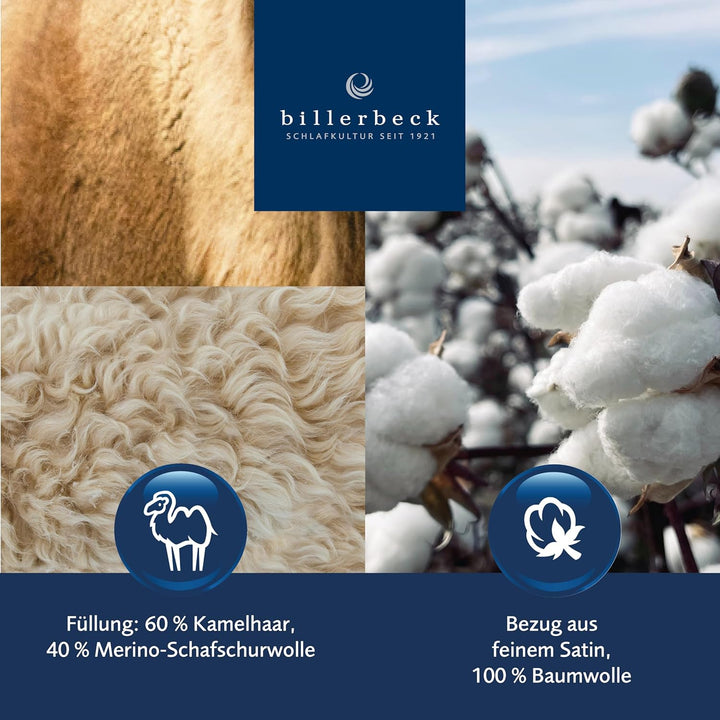 Billerbeck 5106280004 Decke Natur E48 Kairo Superlight, circa 155 x 220 cm Sommerleicht 155x220 cm,